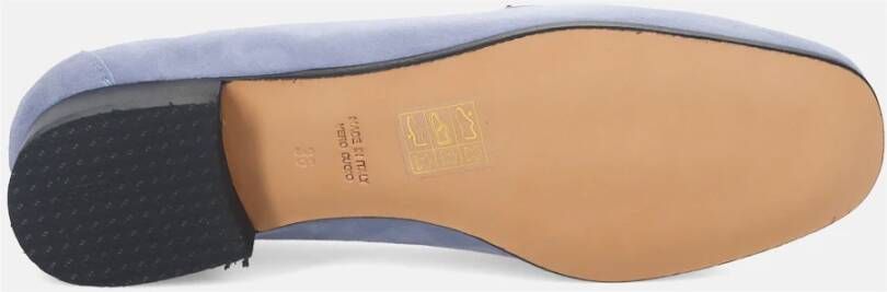 Sangiorgio Blauwe Suède Mocassin Schoenen
