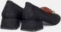 Sangiorgio Elegante zwarte suède schoenen met vierkante neus Zwart Dames - Thumbnail 4