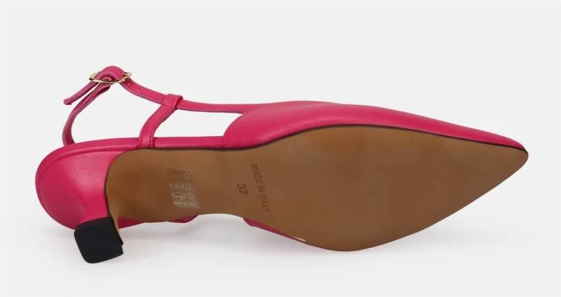 Sangiorgio Fuchsia Hak Schoenen voor Elegantie