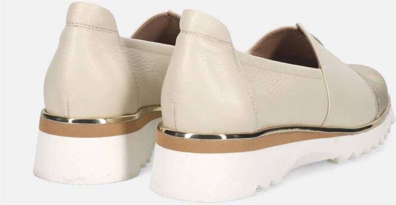 Sangiorgio Met de hand vervaardigde Beige Sneakers voor dagelijks gebruik