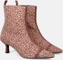 Sangiorgio Multikleur Enkellaarzen voor vrouwen Multicolor Dames - Thumbnail 2