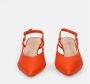 Sangiorgio Oranje Hak Schoenen voor Dagelijkse Elegantie Orange Dames - Thumbnail 3