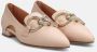 Sangiorgio Poeder Platte Schoenen Gouden Metalen Accessoire Pink Dames - Thumbnail 2