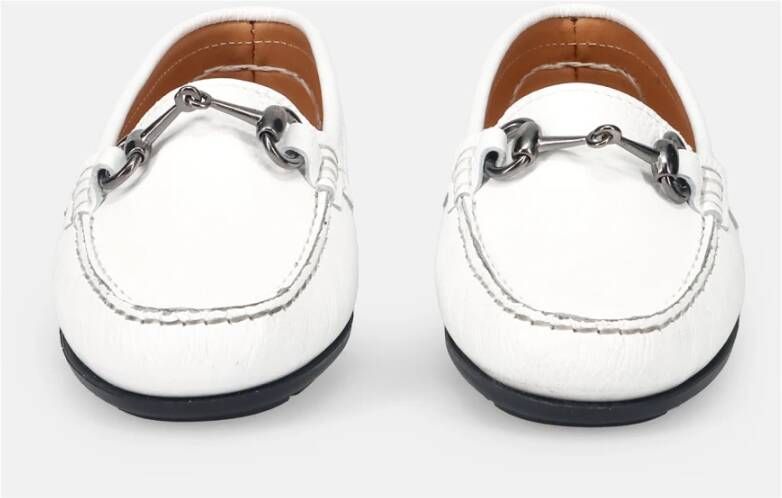 Sangiorgio Witte Mocassins Zomerstijl White Dames