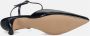 Sangiorgio Zwarte Leren Schoen Spool Hak - Thumbnail 2