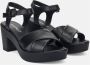 Sangiorgio Zwarte Sandalen voor Zomer Outfits Black Dames - Thumbnail 2