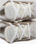 Santha Stijlvolle witte sneakers met mesh en suède Beige - Thumbnail 7