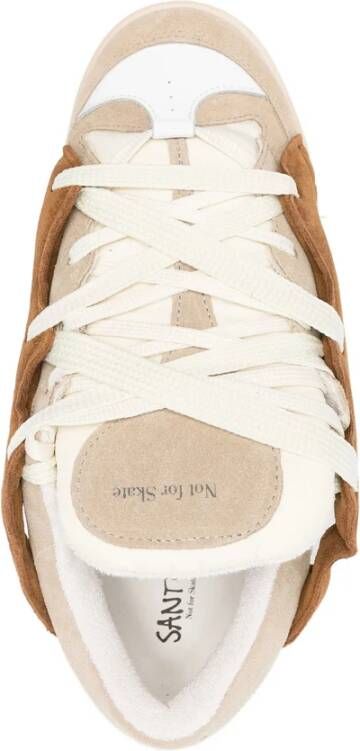 Santha Witte Cut-Out Veterschoenen