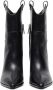 SANTONI Cowboylaarzen Dames 59604 Maat: 38 5 Materiaal: Leer Kleur: Zwart - Thumbnail 3