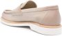 Santoni Beige Leren Klassieke Sneakers Beige Dames - Thumbnail 3