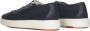 Santoni Sneakers van gestructureerd leer met uitneembare zool Blauw Heren - Thumbnail 4