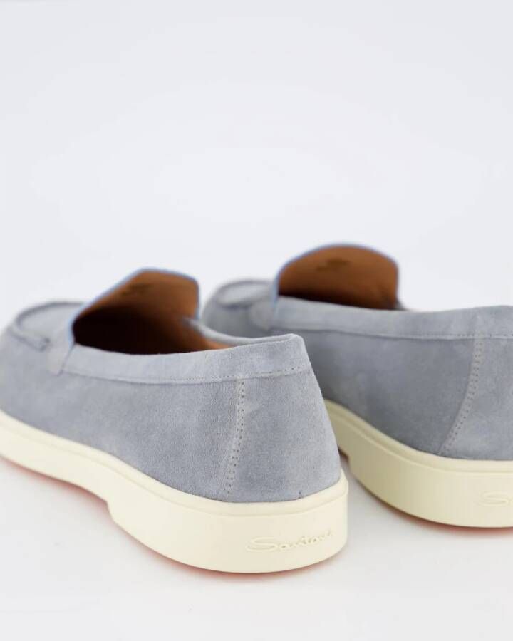 Santoni Blauwe Loafer Schoenen voor Dames