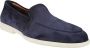 Santoni Blauwe Malibu Loafers Blue Heren - Thumbnail 2