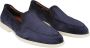 Santoni Blauwe Malibu Loafers Blue Heren - Thumbnail 4