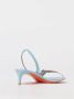 Santoni Blauwe Sandalen met Hak en Gesp - Thumbnail 2