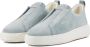 SANTONI Lage Sneakers Dames 61224 Maat: 39 Materiaal: Suède Kleur: Blauw - Thumbnail 2