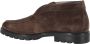 Santoni Blauwe Suède Enkellaars Slip-On Stijl - Thumbnail 2