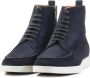 Santoni Blauwe Suède Laarzen Blue Heren - Thumbnail 2