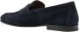 Santoni Blauwe Suède Mocassin met A delteen en Leren Zool - Thumbnail 2