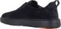 Santoni Blauwe Suède Overwinning Sneakers Vetersvrije Stijl - Thumbnail 2