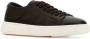Santoni Bruin Leren Schone Sneakers - Thumbnail 2