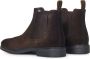 SANTONI Chelsea Boots Heren Sue Chelsea Booty Maat: 9 Materiaal: Suède Kleur: Bruin - Thumbnail 2