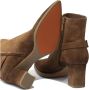 Santoni Bruine Enkellaarzen met Gespband - Thumbnail 2