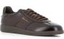 Santoni Bruine Leren Sneaker Ambachtelijk Gemaakt Brown Heren - Thumbnail 3