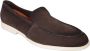 Santoni Bruine Loafer Schoenen voor Mannen Brown Heren - Thumbnail 2