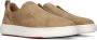 SANTONI Lage Sneakers Heren 21995 Clean Icon Maat: 42 5 Materiaal: Suède Kleur: Bruin - Thumbnail 2