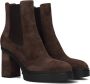 SANTONI Enkellaarsjes Dames 70512 Sue Maat: 37 5 Materiaal: Suède Kleur: Bruin - Thumbnail 2