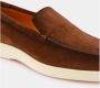 Santoni Bruine Suède Loafers - Thumbnail 2