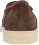 Santoni Bruine suède loafers met amandelvormige neus Brown Heren - Thumbnail 7