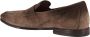 Santoni Bruine Suède Mocassin Schoen - Thumbnail 2