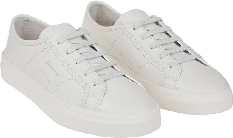 Santoni Buckle Low Top Sneakers