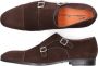 Santoni Business Shoes Brown Heren - Thumbnail 2