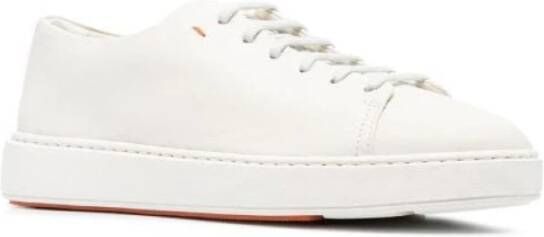Santoni Casual Sneakers voor Dagelijks Gebruik White Heren