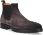 Santoni Verhoog je stijl met Chelsea Boots 18588 Veloursleder Grijs Heren - Thumbnail 4