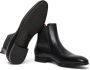 Santoni Handgemaakte Leren Chelsea Boot Zwart Heren - Thumbnail 4