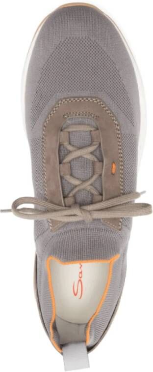 Santoni Chunky Sole Slate Grey Sneakers