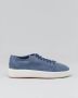 Santoni Clean-icon Suede Sneakers Blue Dames - Thumbnail 2