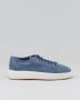 Santoni Luxe Suede Sneaker Blue Dames - Thumbnail 2