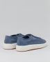 Santoni Luxe Suede Sneaker Blue Dames - Thumbnail 4