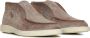 SANTONI Hoge Sneakers Heren Digits Maat: 9 5 Materiaal: Suède Kleur: Beige - Thumbnail 6