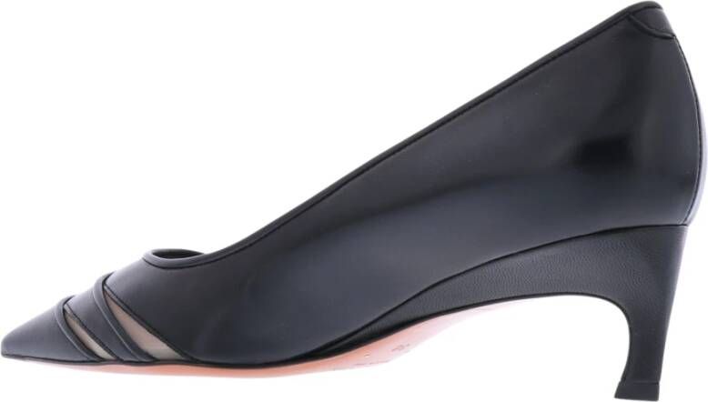 Santoni Dames Decollete 4CM Black Dames