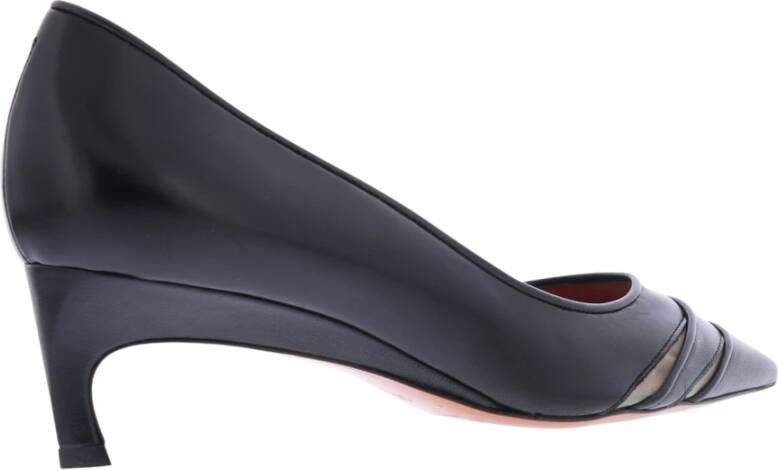 Santoni Dames Decollete 4CM Black Dames