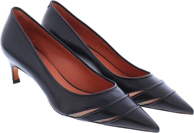 Santoni Dames Decollete 4CM Black Dames