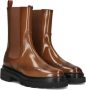 SANTONI Enkellaarsjes Dames 59668 Maat: 39 Materiaal: Leer Kleur: Cognac - Thumbnail 2