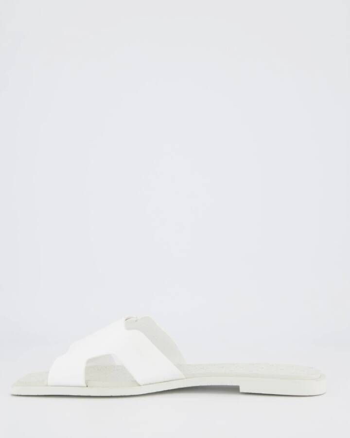 Santoni Dames Slipper Sandal White Dames