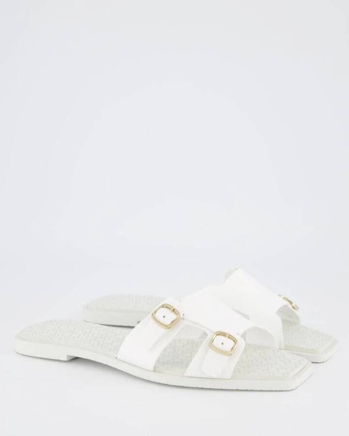 Santoni Dames Slipper Sandal White Dames